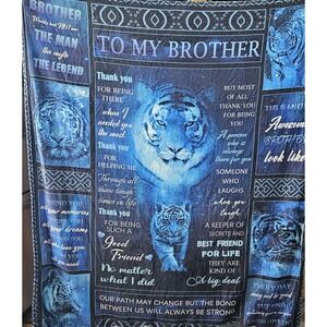 Brother Blanket 60"x50" Throw Blanket Gift For Brother